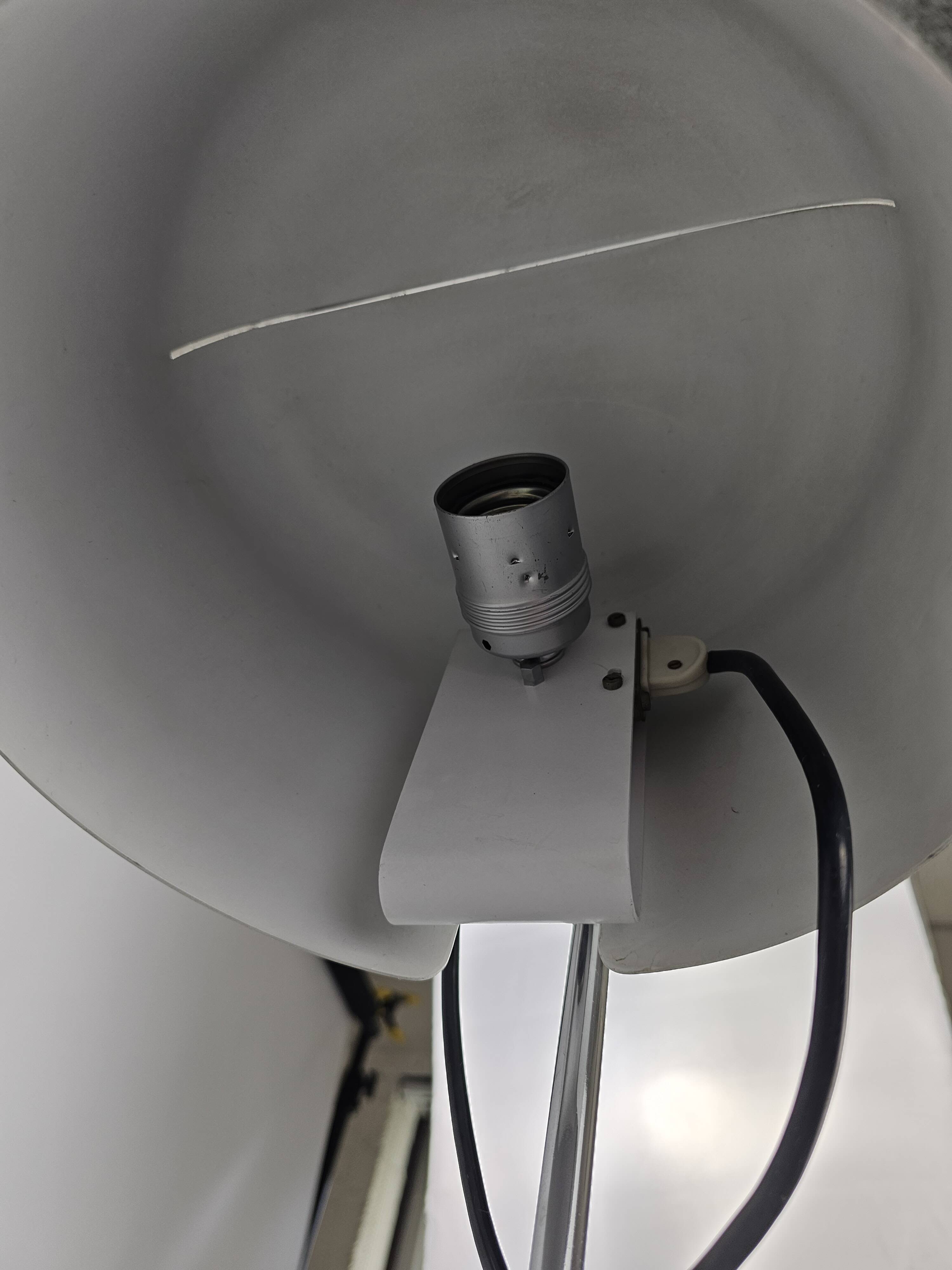 Joe Colombo floor lamp for Oluce 1967 model Coupe