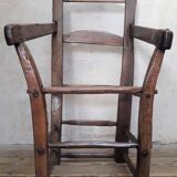 Old country folk art armchair