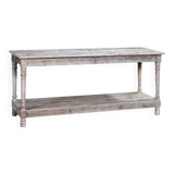 Console in solid mango wood