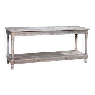 Console in solid mango wood