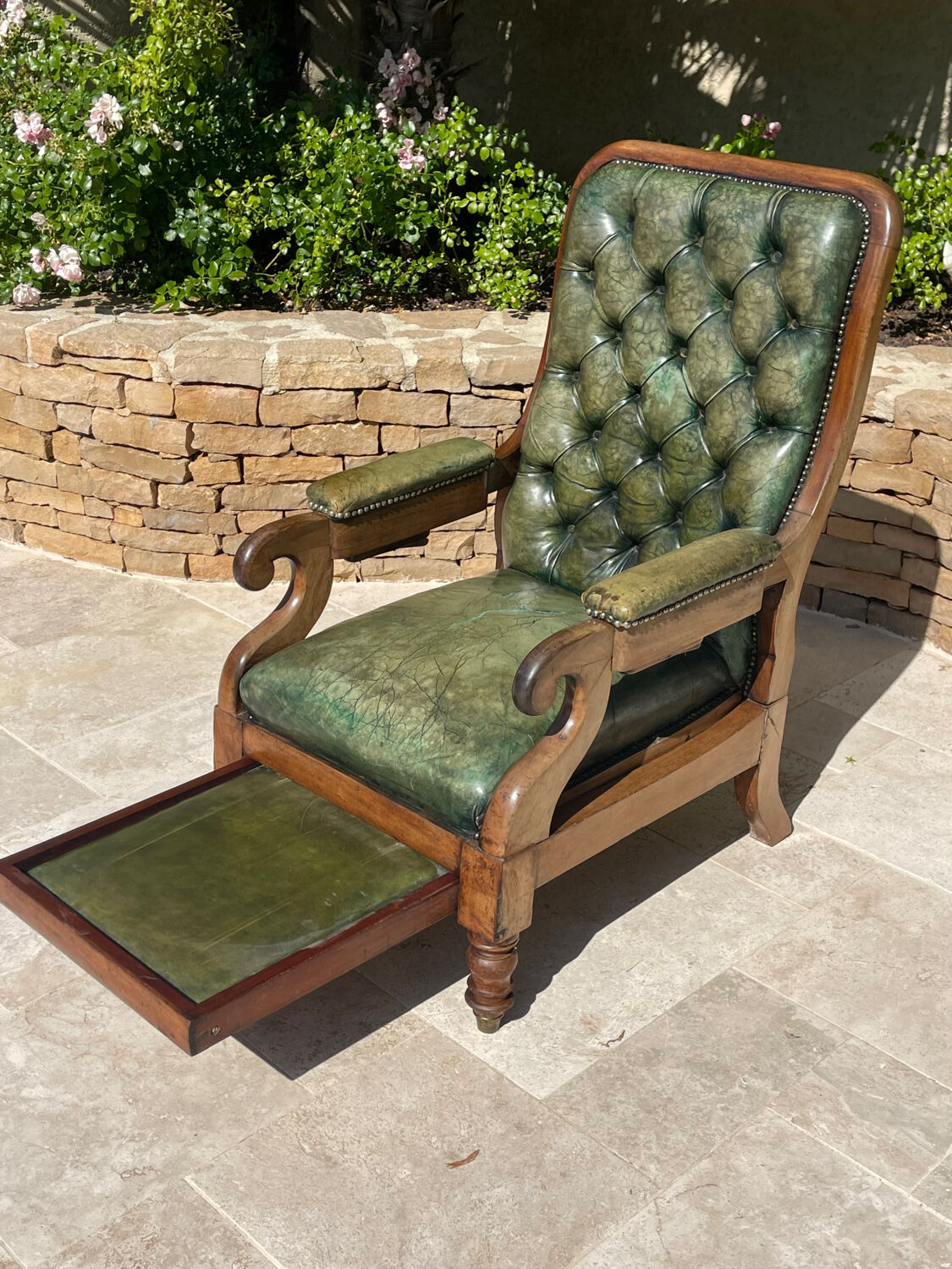 Chesterfield Mahogany Armchair