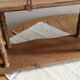 Vintage wooden wall shelf in Napoléon III style – 2 levels