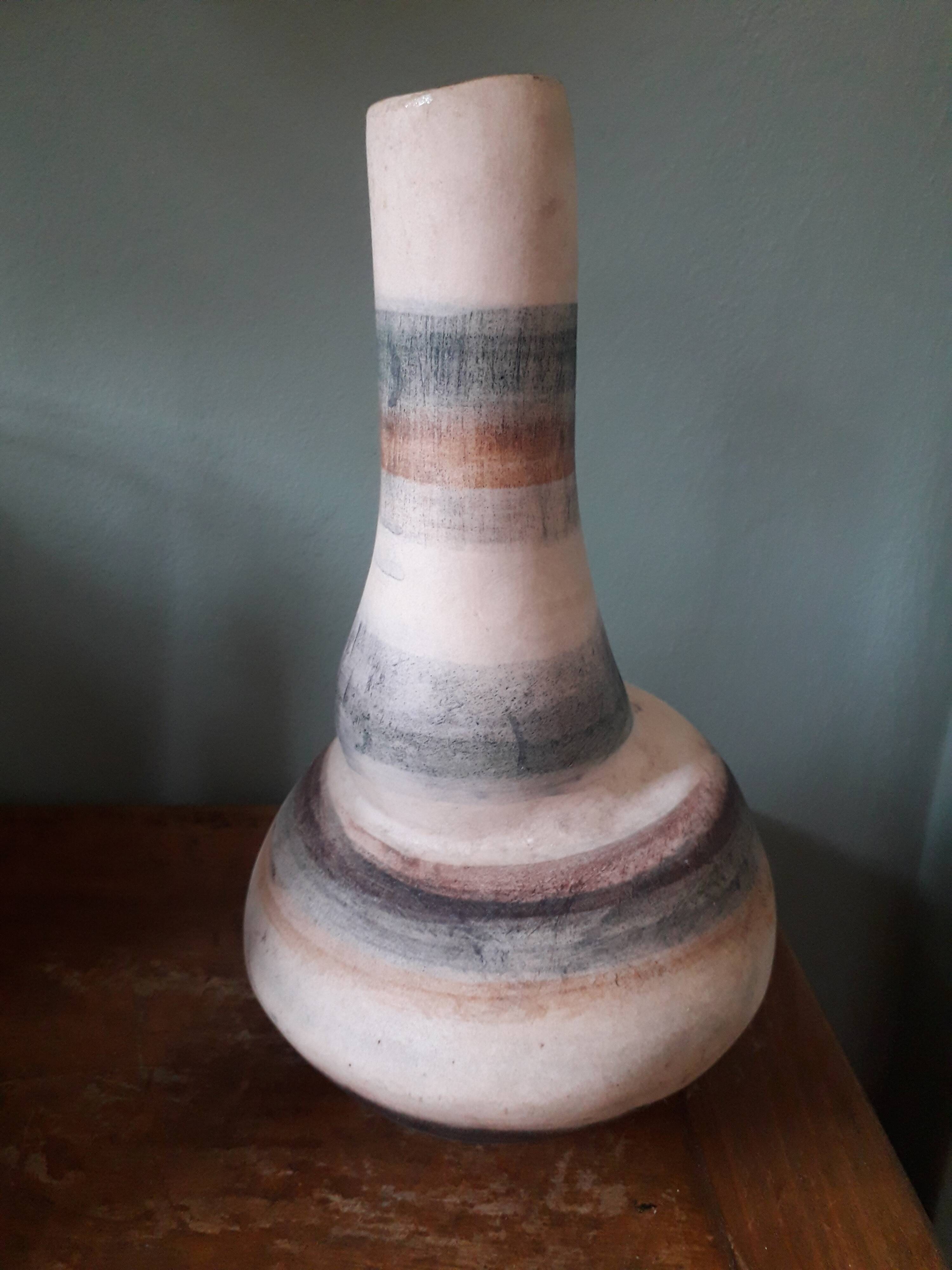 Vase vintage de forme organique très original