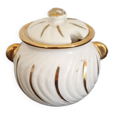 Old earthenware mustard