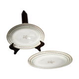Pair of gien earthenware raviers - Colmar model