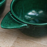 Lot of 6 ear bowls in faience of Saint Clement