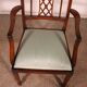 fauteuil de bureau ou autre de style hepplewhite en acajou