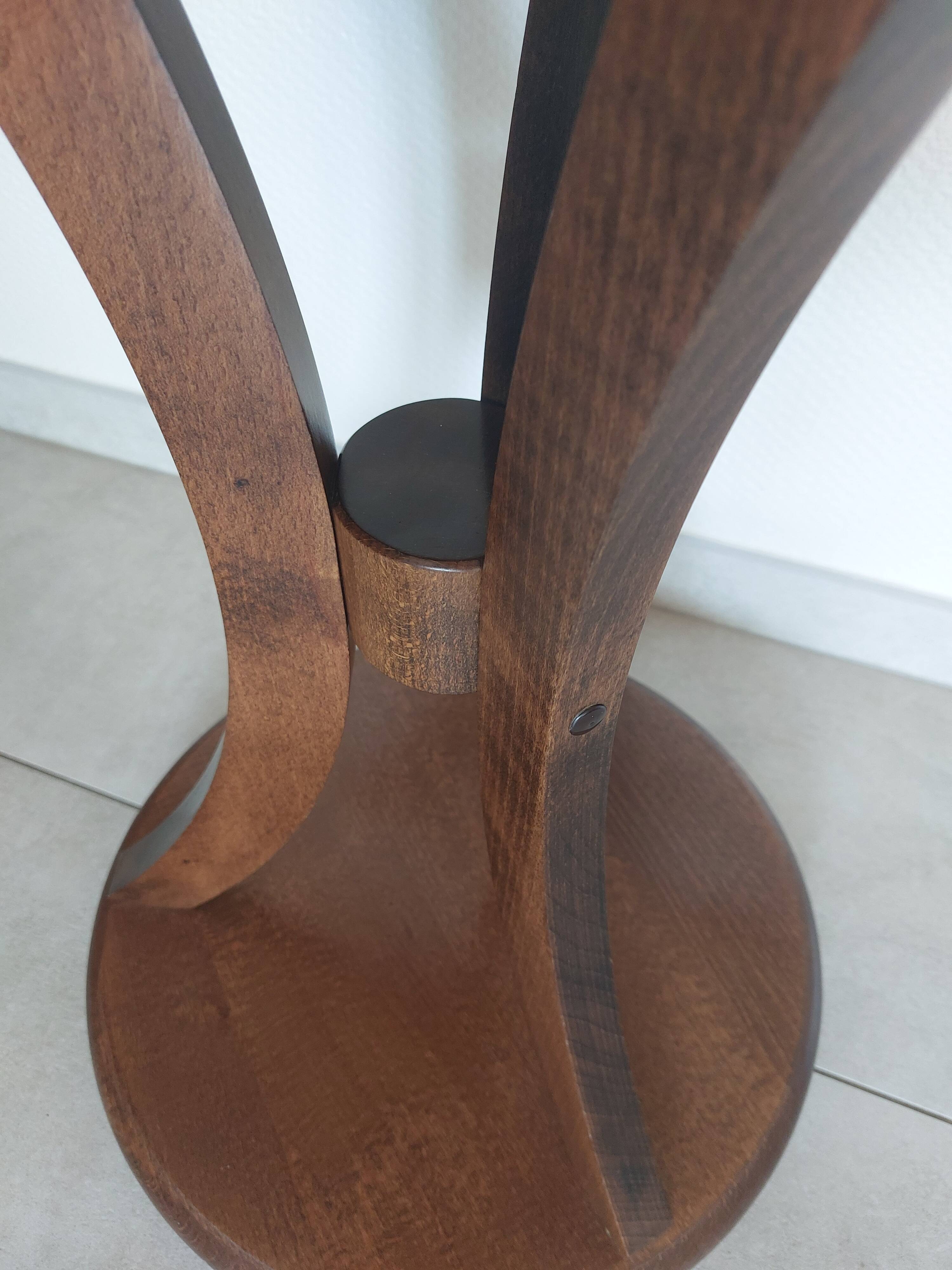 small round side table, end table