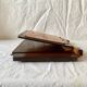 Art Deco wall mail holder in painted wood - bird decor