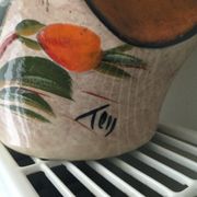 Vase Vallauris signé Tess