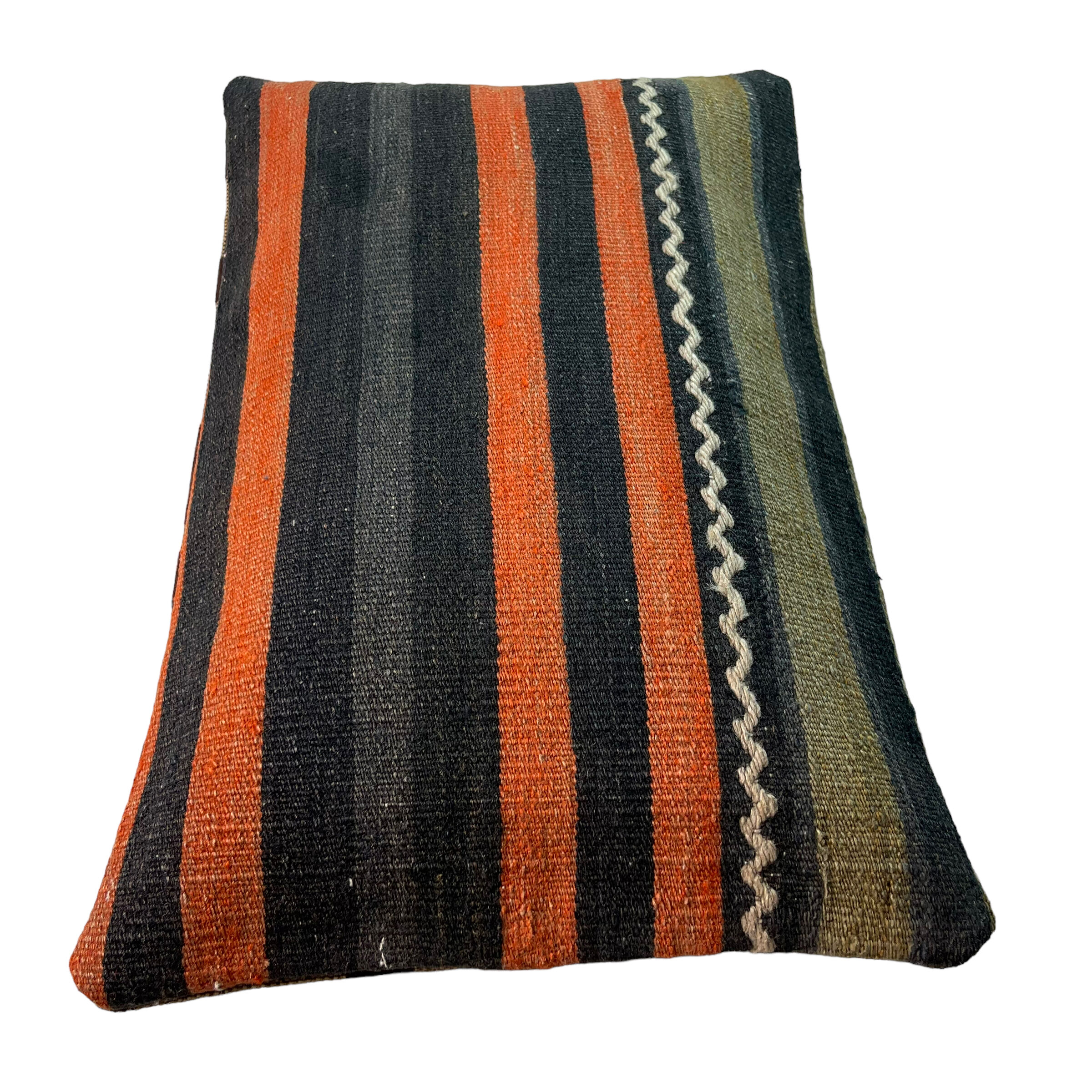 Vintage turkish kilim cushion cover, 30 x 50 cm