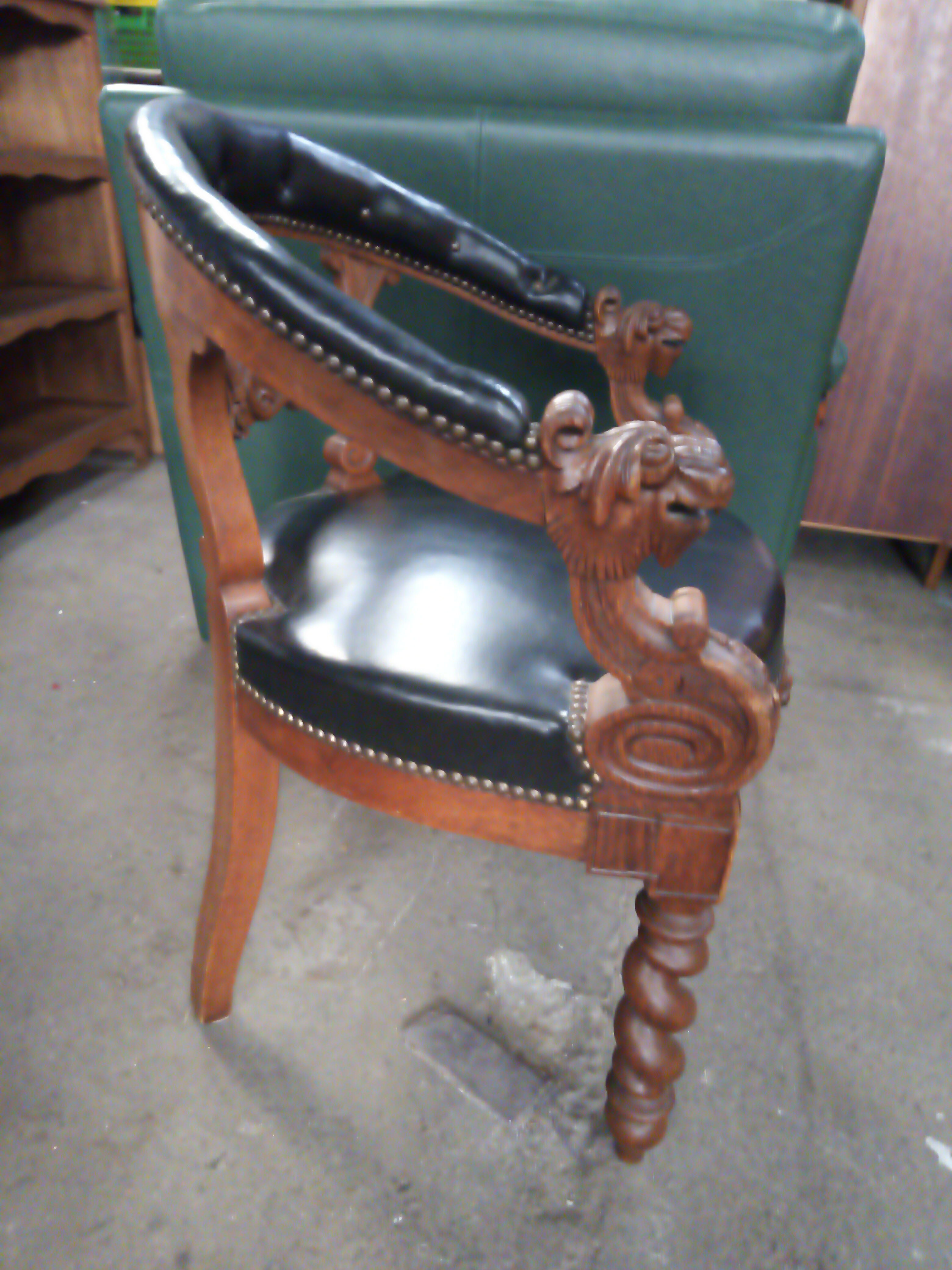 Louis XIII style office chair