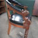 Fauteuil de bureau style Louis XIII