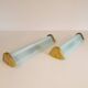 Extra-large modern mid-century wall lamp pair attributed to Asea.