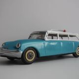 Vintage tin model car, Citroën DS station wagon, 1960s.