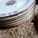 Lot of 6 vintage dessert plates
