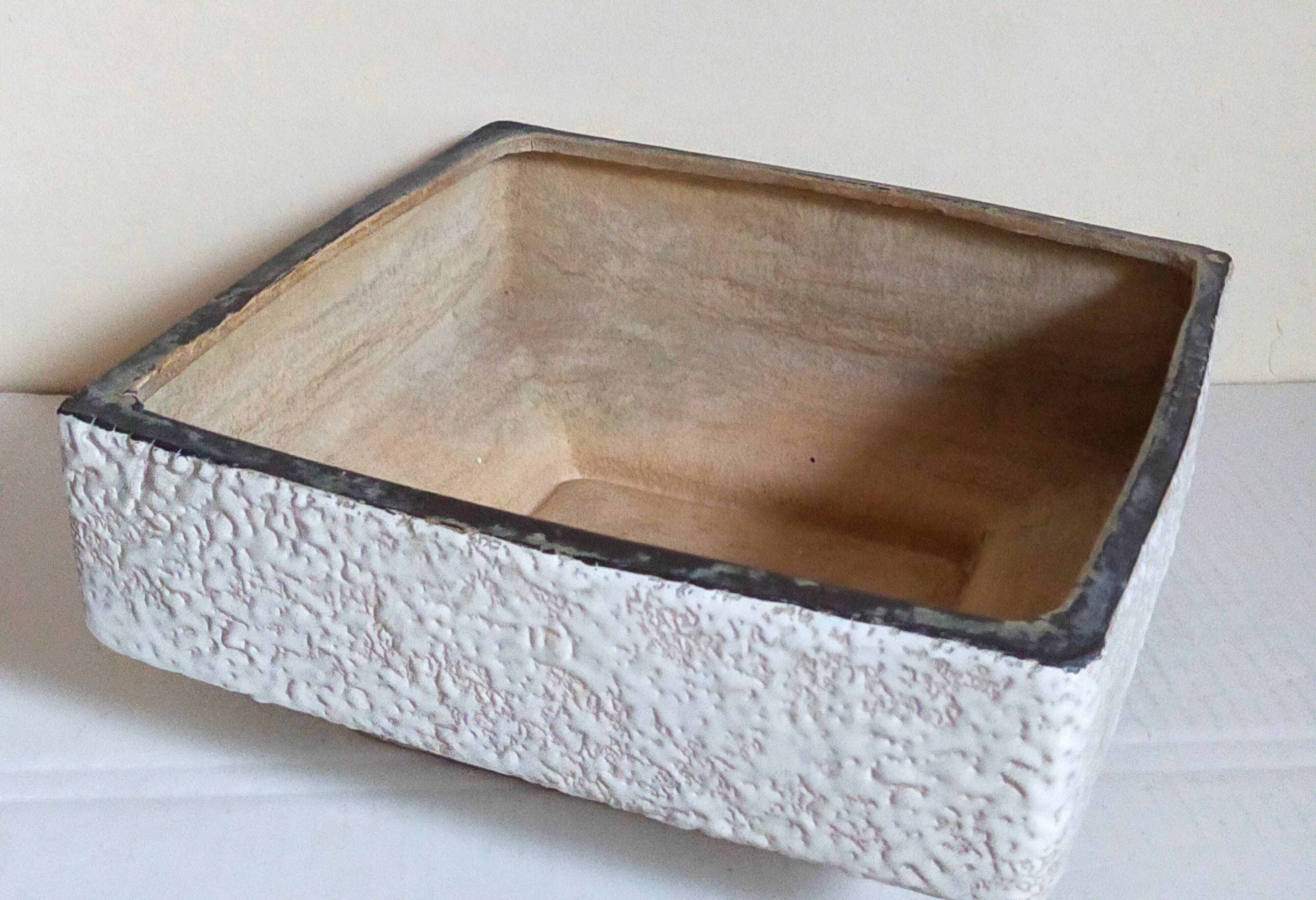 Vetter west-germany ceramic cactus or bonsai pot from the 1950s