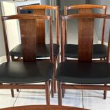 Set of 4 rosewood chairs designed by Henning Sorensen, Denmark, 1960.