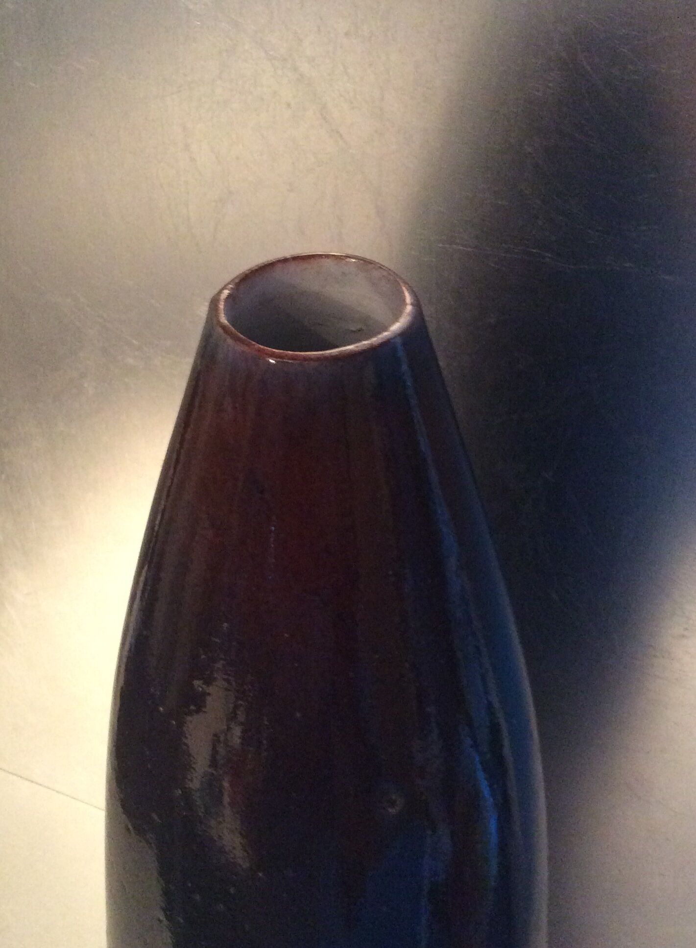 Vase vintage 70 en céramique de Perignem