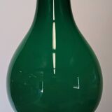 Green opaline water drop pendant light from the 50s/60s