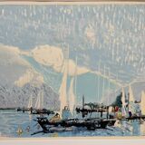 Colour lithograph by Georges Roudneff (1933)