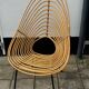 Pair of vintage Rohe Rotan chairs by H, Broekhuizen 1960