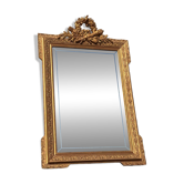 Miroir doré Napoléon III