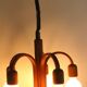 Deens design teak Domus hanglamp