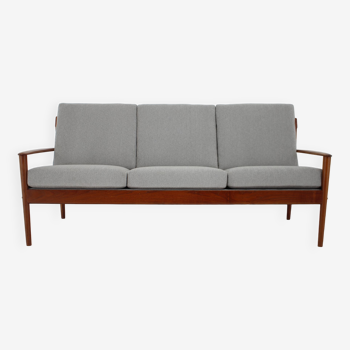 1960s Grete Jalk Teak 3-Seater Sofa for Poul Jepessen, Denmark