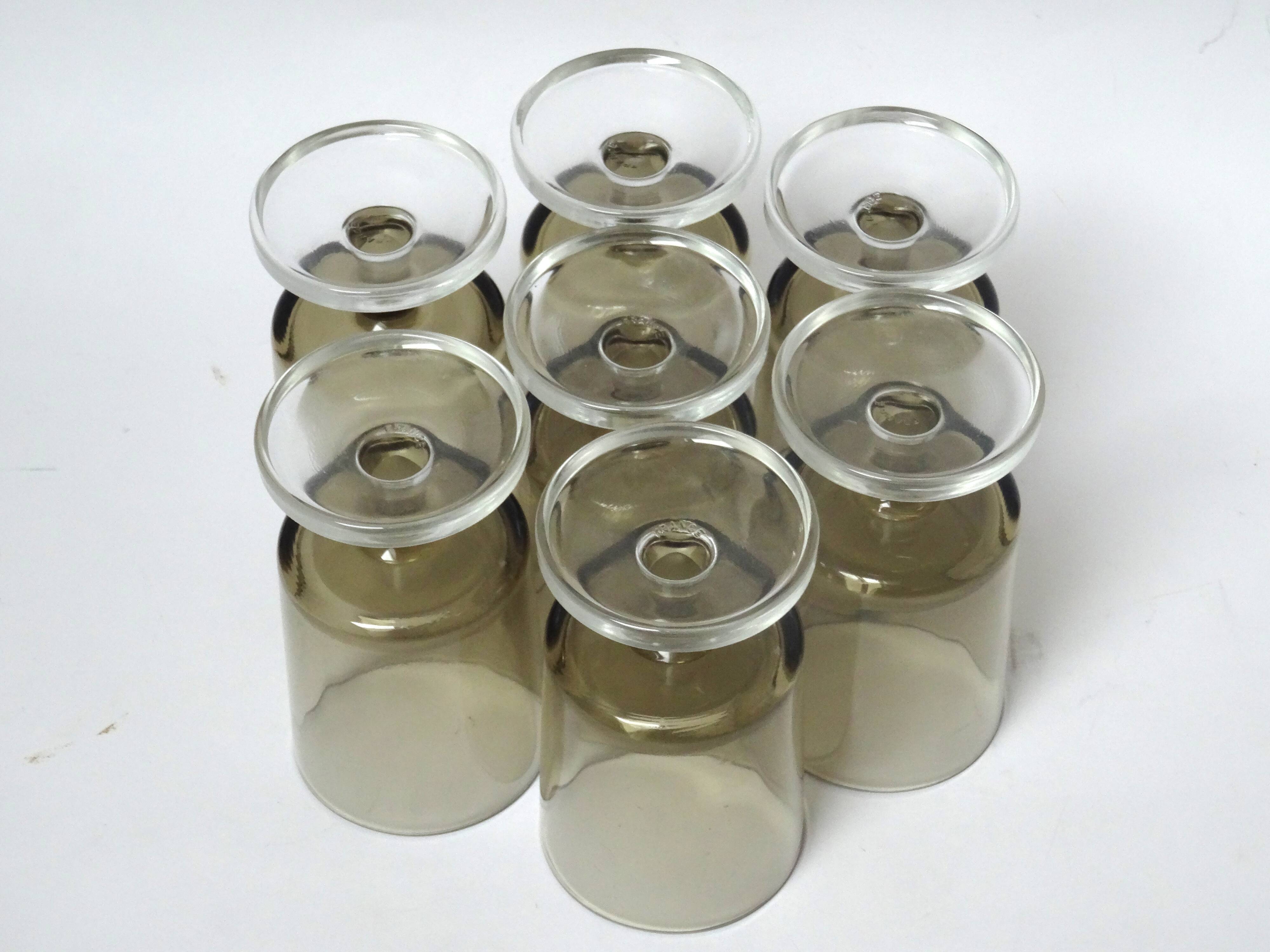 7 white wine glasses Luminarc Sweden