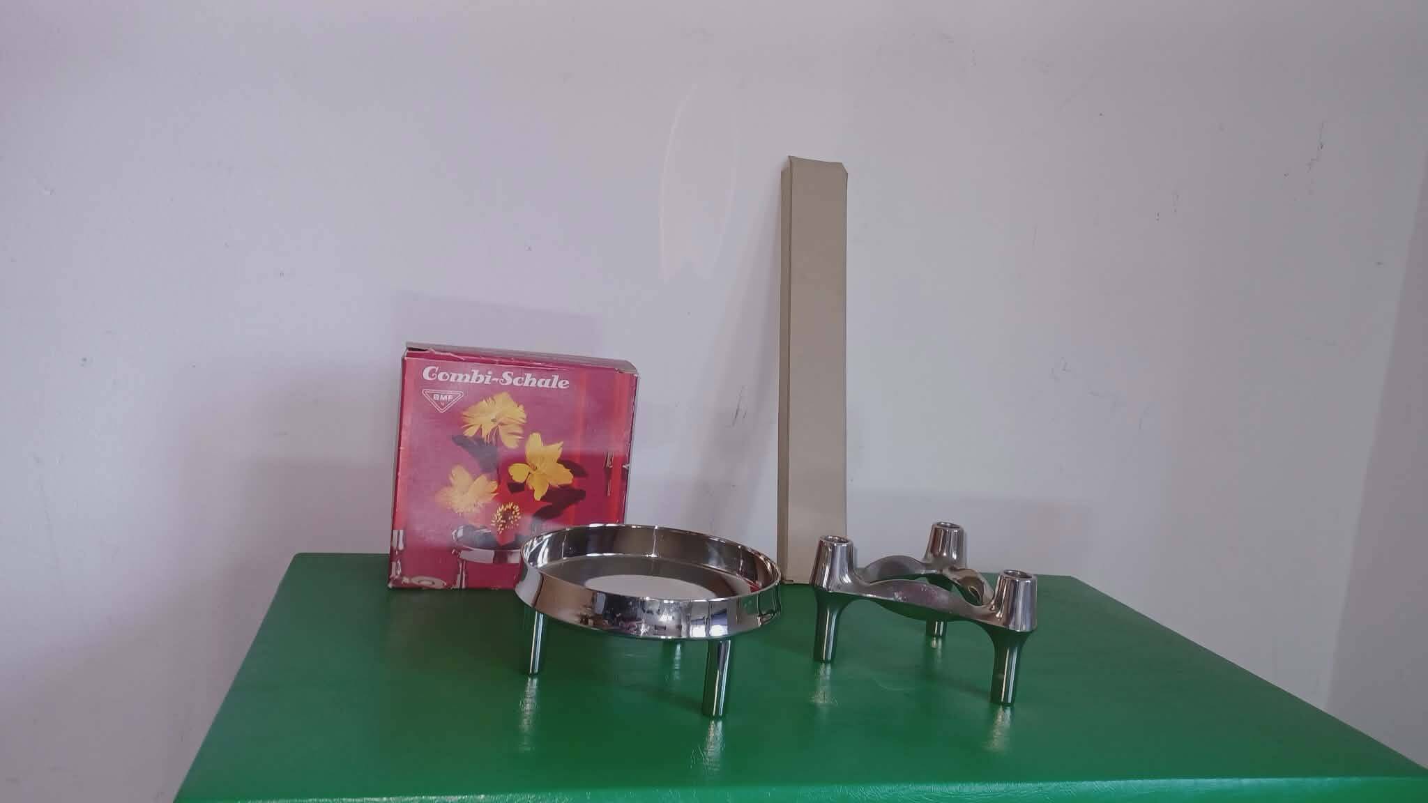 " BMF "  Candle Holder + shell . Set 2