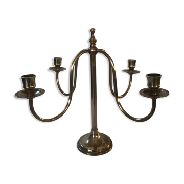 Scandinavian brass chandelier