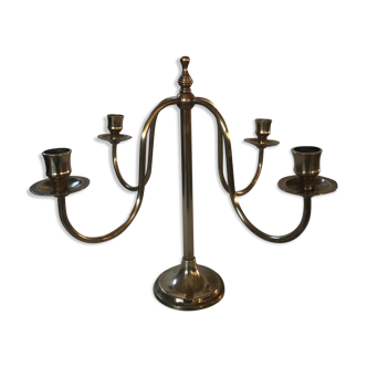 Scandinavian brass chandelier