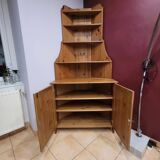 Solid wood corner cabinet