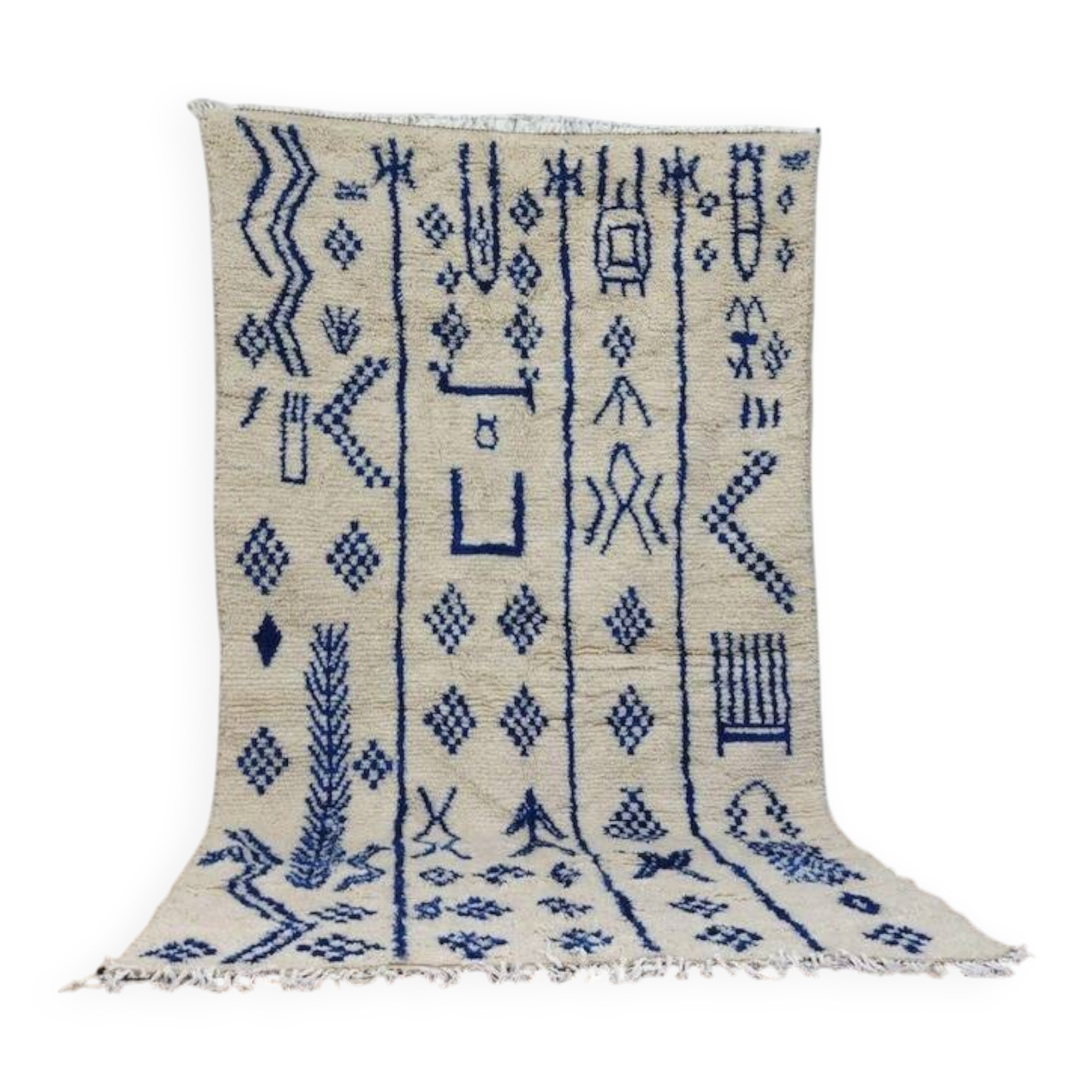 Berber Moroccan wool rug 270cm x 140cm