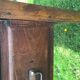 Solid wooden farm table mid-20th century