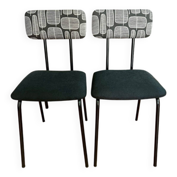 Paire de chaises rénovées