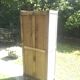 Armoire parisienne vintage 1950 grise