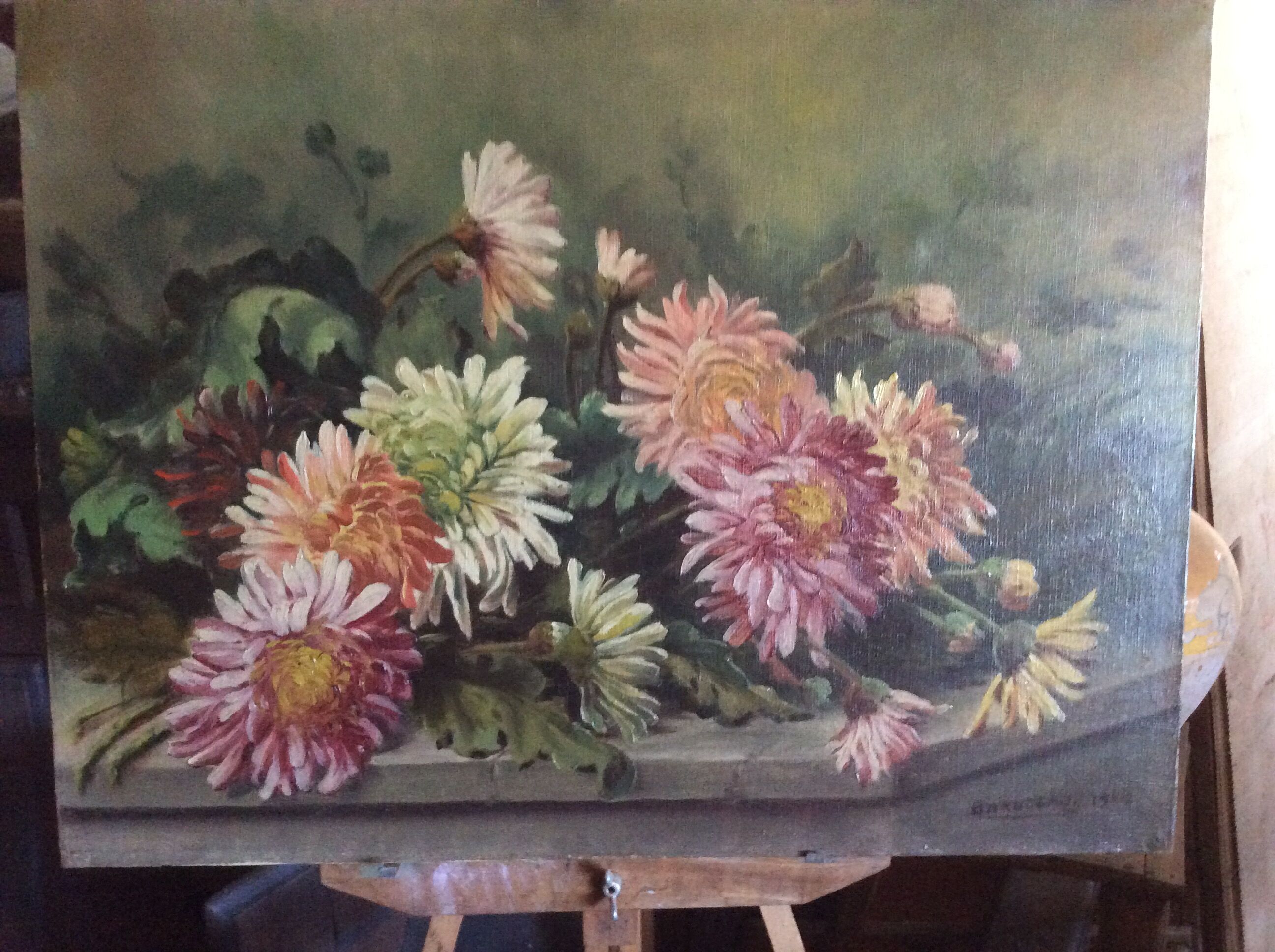 Two flower paintings 1922