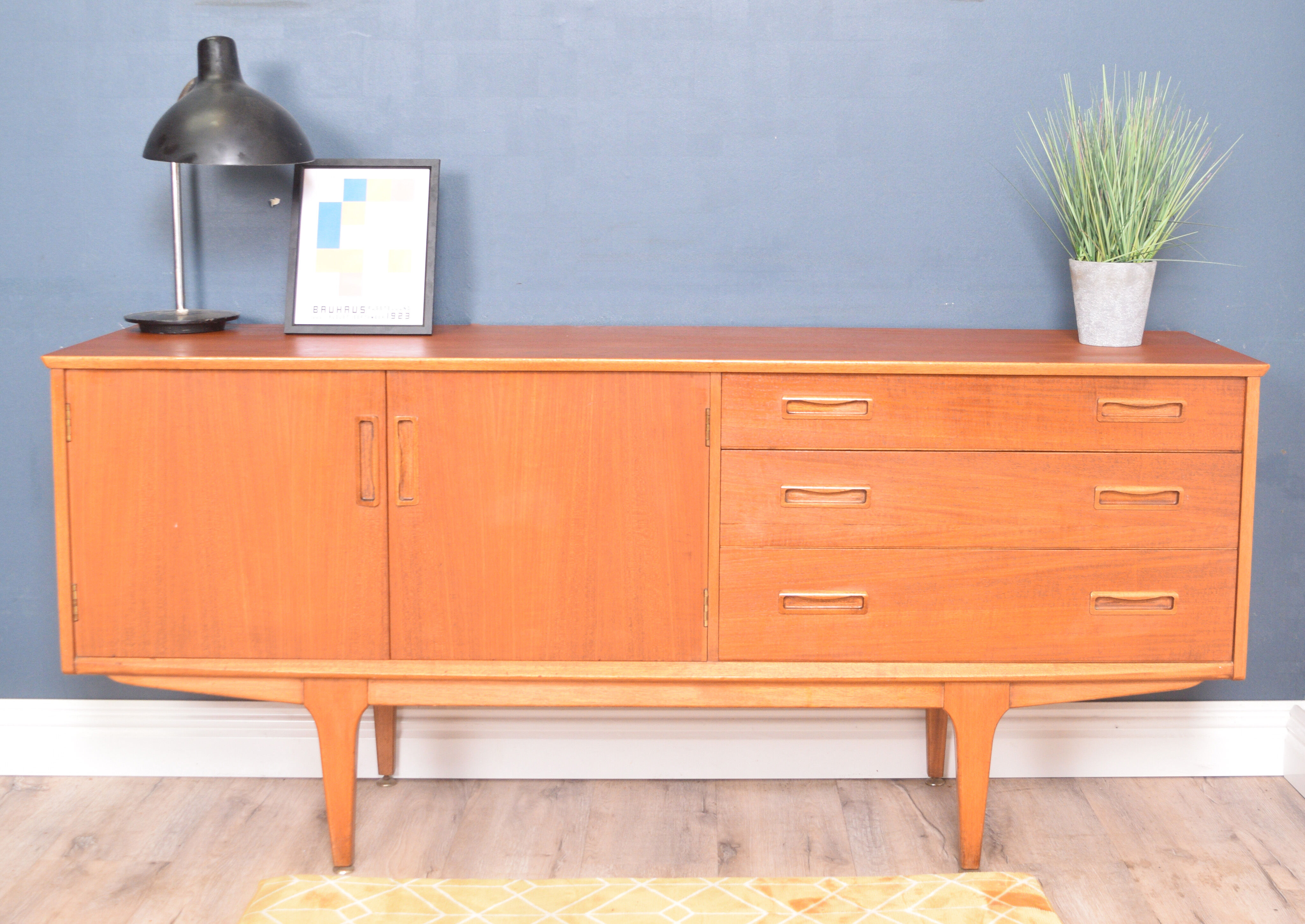 Restored Teak 1960s Jentique Sideboard Cabinet