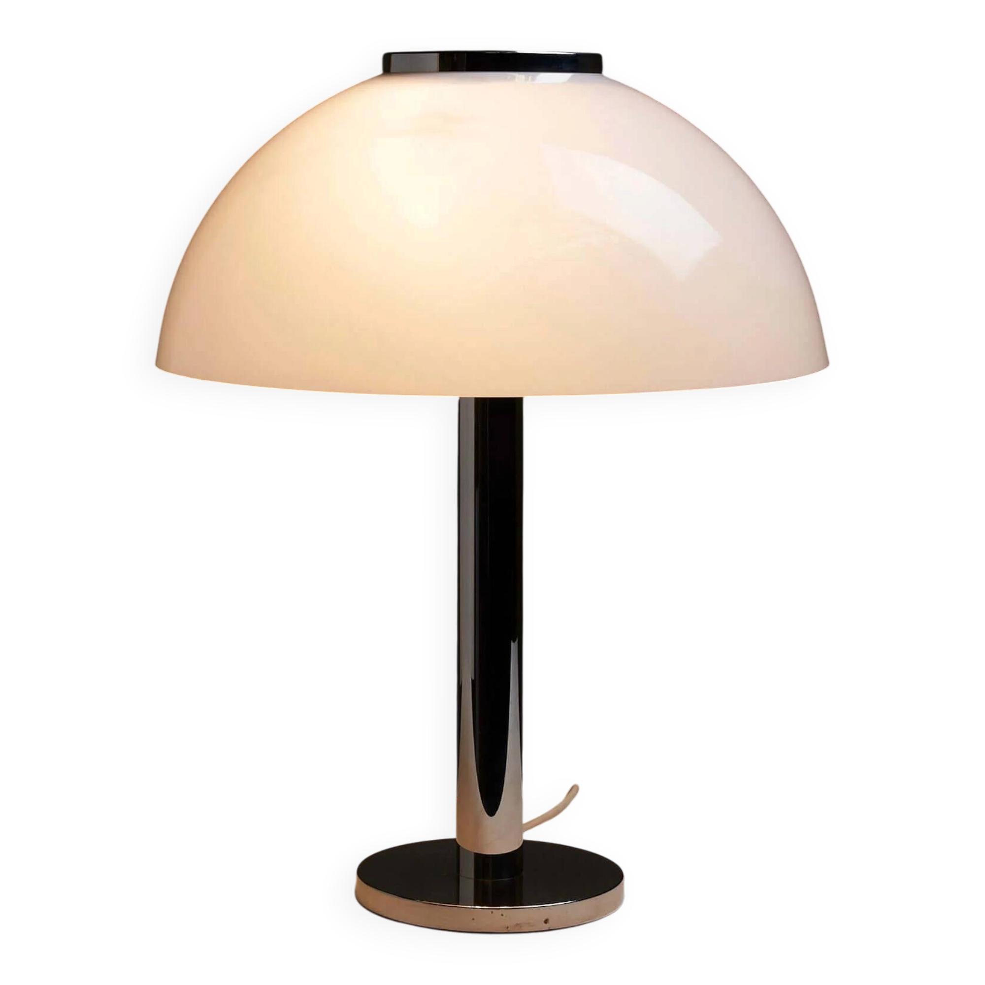 Plexi & chrome table lamp by Beisl Leuchten