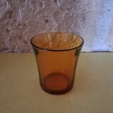 6 verres à eau oranges Duralex