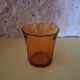 6 verres à eau oranges Duralex