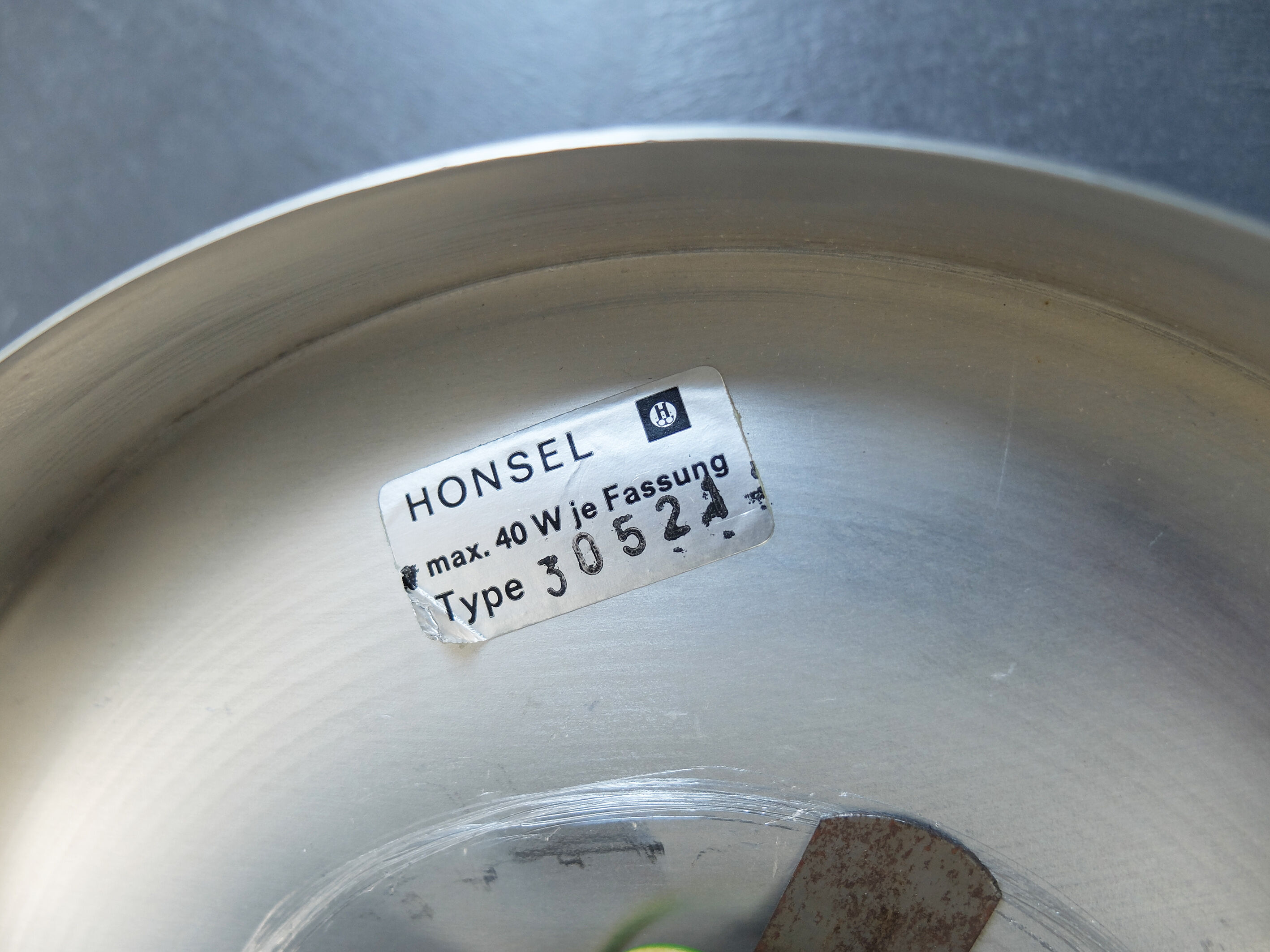 Small space age Applie by Honsel Leuchten Aluminium, Flush Light