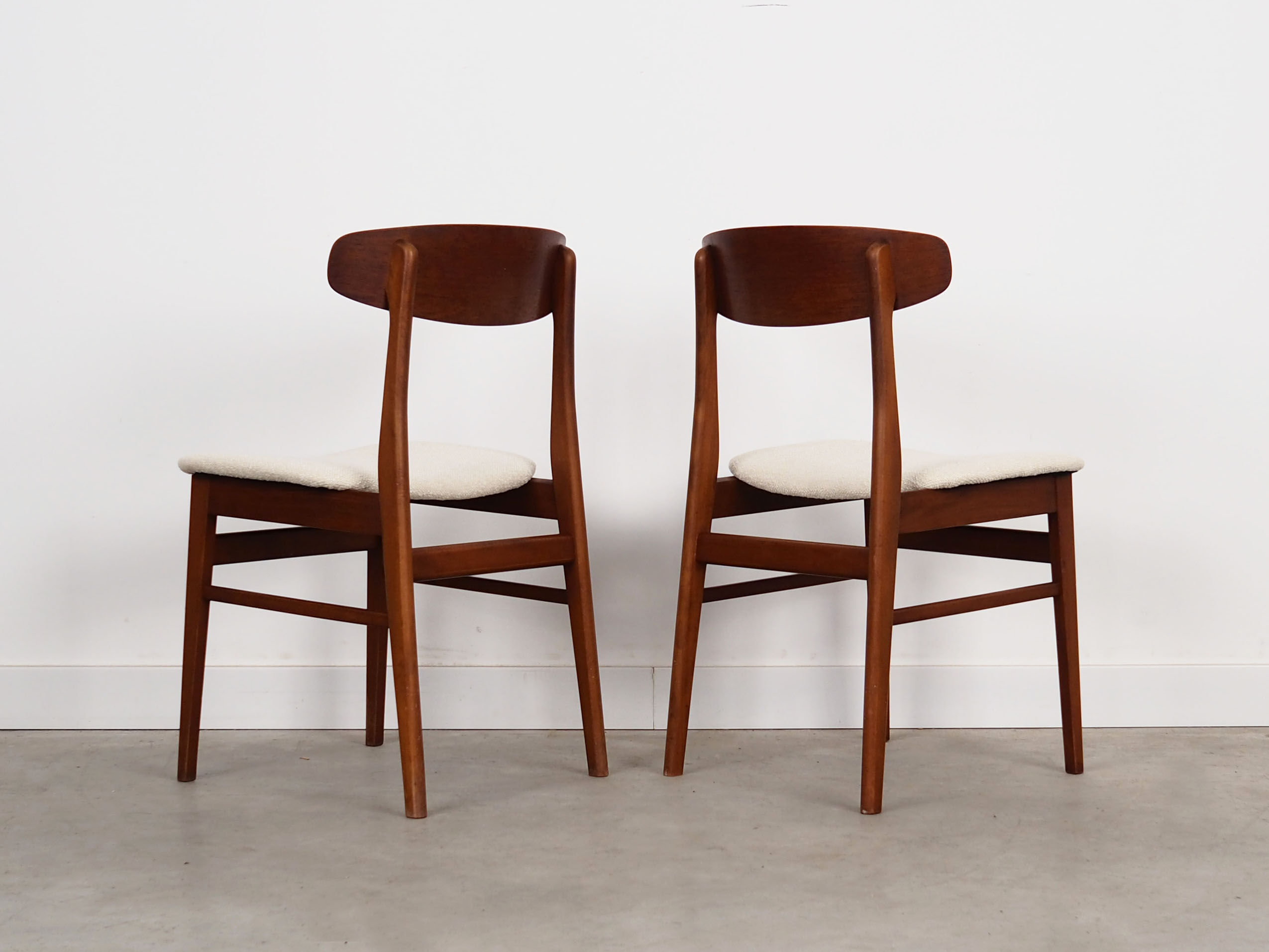 Set of two teak chairs, Danish design, 1960s, production: Denmark