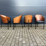 4x originaux chaises Costes Philippe Starck Aleph Driade