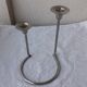 Double metal candle holder