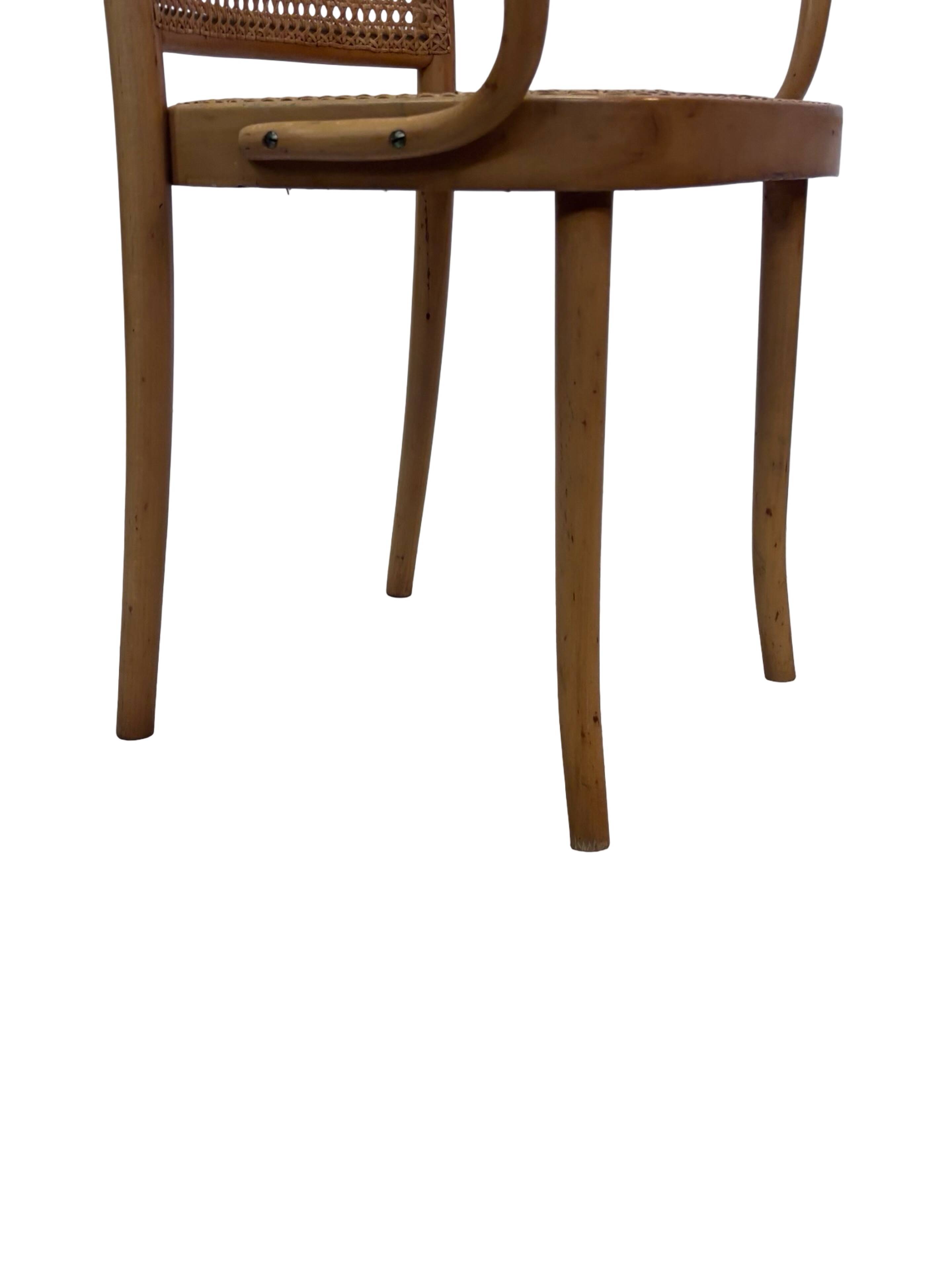 Chaise vintage modèle 811 / Chaise de Prague par Josef Hoffmann pour Ligna FMG 1950