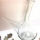 Spanish glass porron pitcher