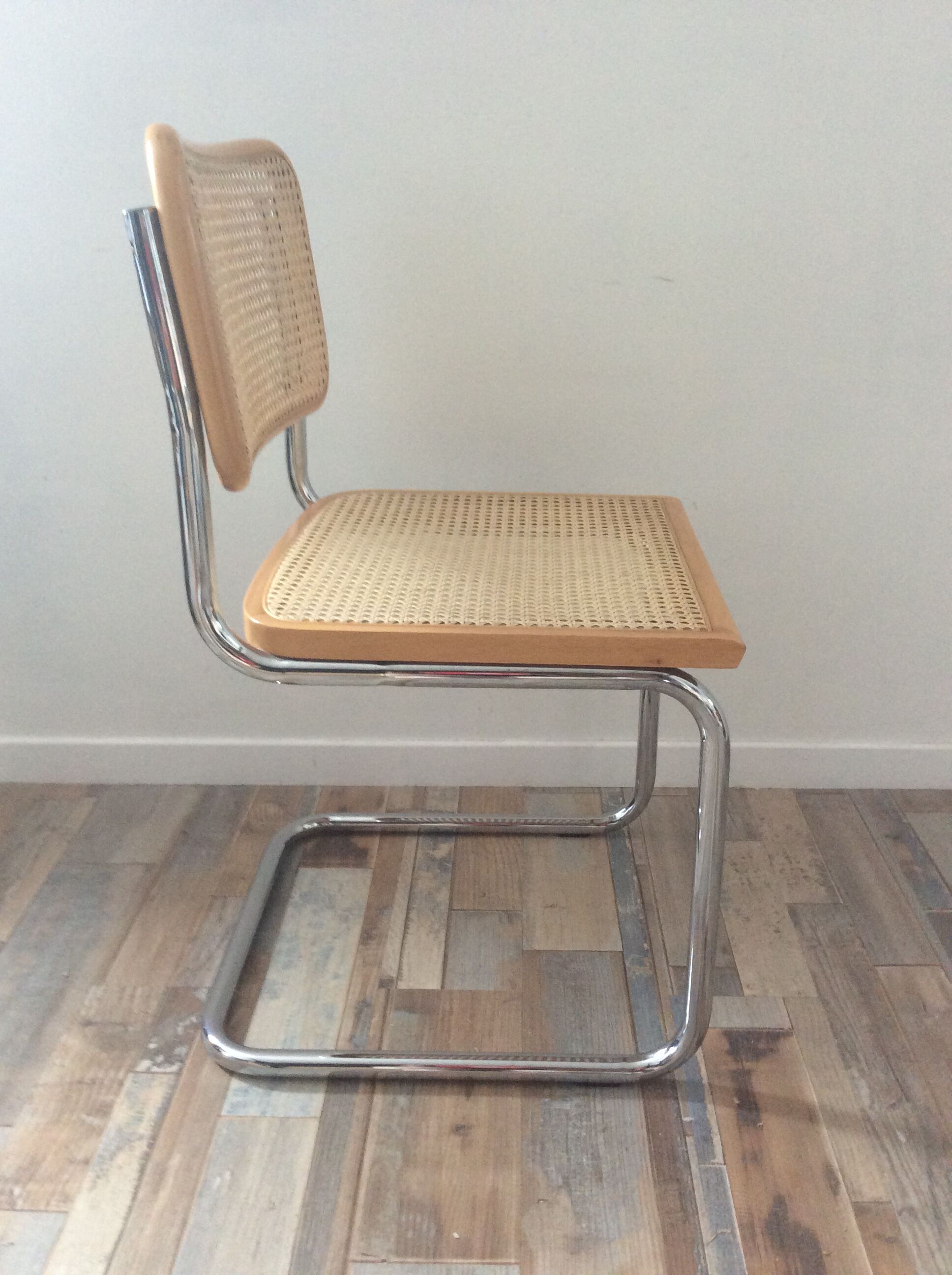 Série de 4 chaises Marcel Breuer Cesca B32